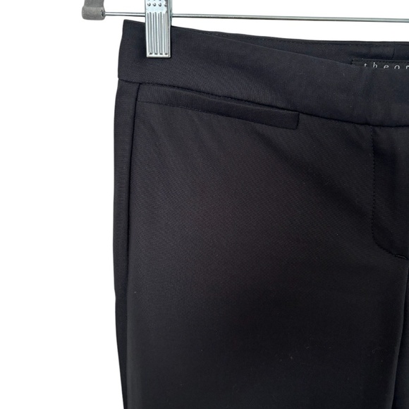 Theory Classic Black Leska Pavia Trouser Pants Size 6 Black - Picture 6 of 9